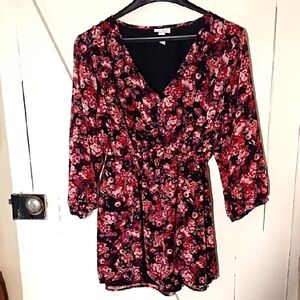Floral V-Neck Women's Top